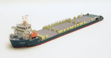 finnisches Großraum-Transportschiff AURA (2008) + Ladung 1:250