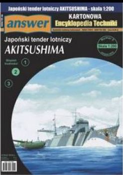 Flugzeugtender Akitsushima + Kawanishi H8K1 Emily 1:200