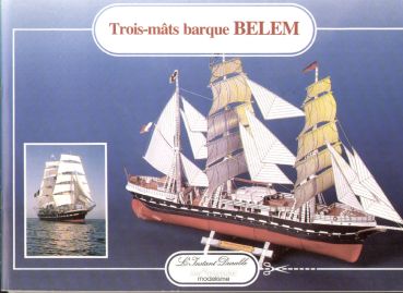französische Dreimasten-Bark Belem (1896) 1:100 übersetzt