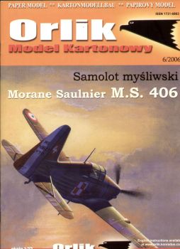 französischer Jäger Morane Saulnier MS 406C.1 (1940) 1:33