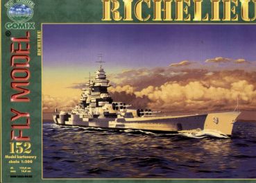 französischer Linienschiff Richelieu (1942) 1:200 übersetzt