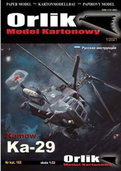Gefechtszonen-Koaxial-Hubschrauber Kamow Ka-29 (Helix-B) sowjetischer Marine 1:33 extrem