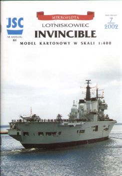 gegenw. Flugzeugträger HMS Invincible (1998) 1:400 übersetzt