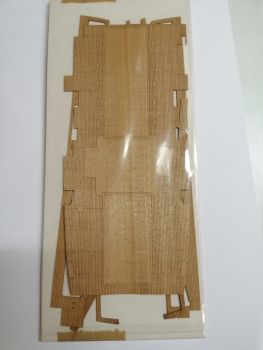gravierte LC-Hauptdecks aus Holz für Flugzeugträger IJN Akitsu Maru (1944) 1:200 (ModelHobby Nr.21)