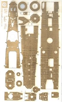 gravierter LC-Decksatz für Zerstörer IJN Take (1945) 1:200 HobbyModel 36
