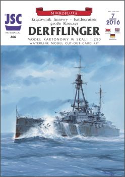 großer Kreuzer SMS Derfflinger (1917) 1:250 übersetzt!
