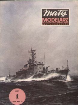 polnischer großer U-Boot-Jäger (Schnellboot) 1:100 (MM 1/1977)