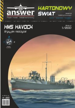 HMS Havock (1895) - der erste Zerstörer der Royal Navy 1:200 extrempräzise