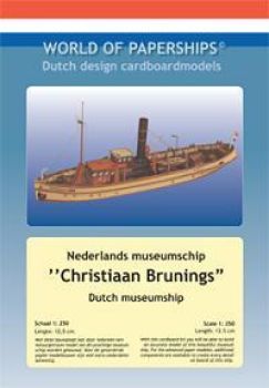 holländisches Museumsschiff Christiaan Brunings (1900) 1:250