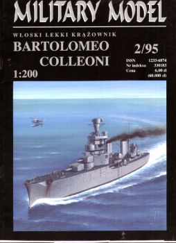 italienischer Kreuzer Bartolomeo Colleoni (1932) 1:200 übersetzt