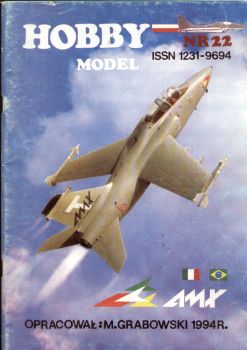 italienisches Jägd-/Erdkampfflugzeug AMX Ghibli 1:33 übersetzt, REPRINT