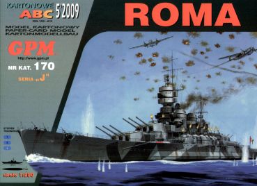 italienisches Panzerschiff Roma (1943) 1:200