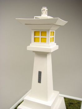 japanischer Leuchtturm Udo Saki (1967) 1:87 (Kartonmodell) übersetzt