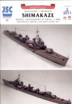 japanischer Zerstörer IJN Shimakaze (vor 1944) 1:400