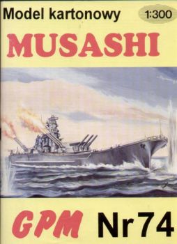 japanisches Superpanzerschiff IJN MUSASHI (1942) 1:300