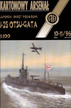 japanisches U-Boot I-25 Otsu-Gata (1942) 1:100 übersetzt
