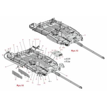 südkoreanischer Kampfpanzer K2 Black Panther (10. Sudeten-Mechanisierten Division polnischer Armee (2022) 1:25 extrem präzise