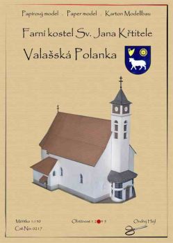 klassizistische Kirche Johannes des Täufers, Valašská Polanka/Walachisch Polanka 1:150