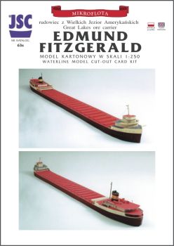 Kohle-Erz-Frachter Edmund Fitzgerald aus US-Great-Lakes 1:250 einfach
