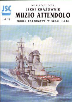 leichter Kreuzer Muzio Attendolo (1941) 1:400