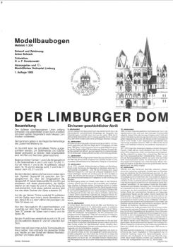 Dom zu Limburg 1:200 Herausgeber: Bischöfliches Ordinariat Limburg