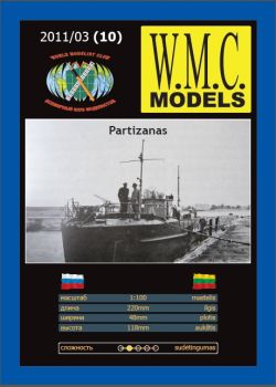litauisches Patrouillenboot Partizanas (1933) 1:100 extrem