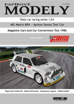 MG (Mini) Metro 6R4, Ayrton Senna Test Car (Magazine Cars And Car Conversion Test 1986) 1:24 präzise