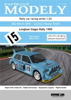 MG (Mini) Metro 6R4, (Longleat Stages Rally 1989), Leyton House March Team 1:24 präzise