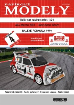 MG (Mini) Metro 6R4, (Rallye Formula 1994), Marlboro Team 1:24 präzise