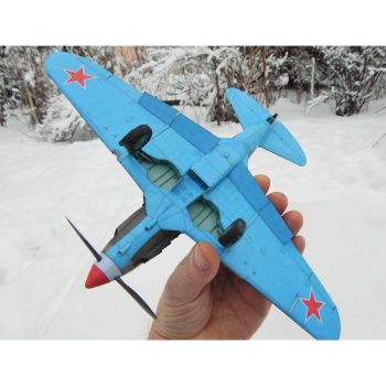Mikoyan MiG-3 sowjetischer Luftwaffe 1:33 präzise Detaillierung, gealterte Farbgebung