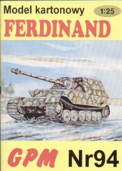 monströser Jagdpanzer Ferdinand  1:25