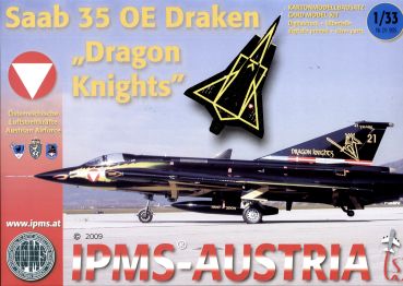 österreichische Saab 35 OE Draken "Dragon Knights" 1:33