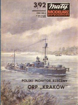 poln. Flussmonitor ORP Krakow  (1926)  1:100