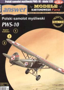 polnisches Jagdflugzeug PWS-10 (Torun/Thorn, 1932) 1:33