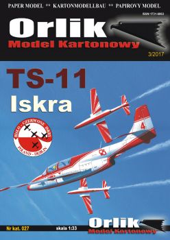 polnischer Düsen-Trainer TS-11 Iskra als Kunstflugzeug (1960er) 1:33 extrem