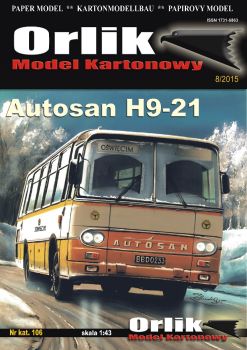 polnischer Überlandbus Autosan H9-21 mit Inneneinrichtung 1:43