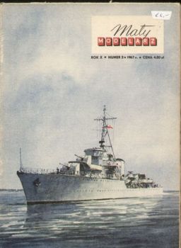 polnischer Zerstörer ORP BURZA  (1939) 1:200 Originalausgabe