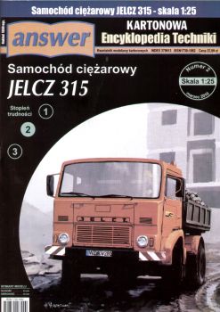 polnischer genwärtiger Kippwagen JELCZ 315 1:25
