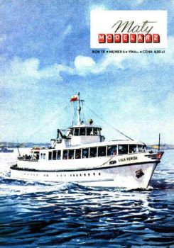 polnisches Ausflugsschiff des Typs SZ-390 „Lilla Weneda“ aus den 1960ern 1:100 selten!