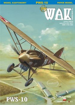 polnisches Jagdflugzeug PWS-10 (1932) 1:33