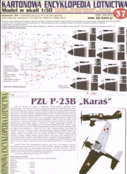 polnisches Linienflugzeug PZL P-23B Karas (1939) 1:50