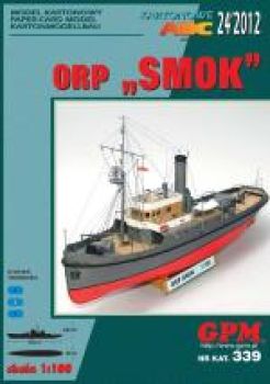 polnisches Minenboot ORP Smok (1932) 1:100 inkl. Spanten-/Detailsatz