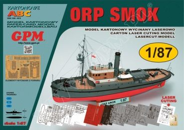 polnisches Minenboot ORP Smok (1932) 1:87 Ganz-LC-Modell