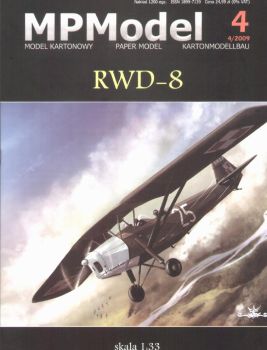 polnisches Schul- und Übungsflugzeug RWD-8 1:33
