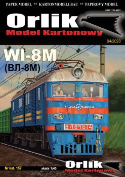 russische E-Lok WL-8M (beide Sektionen)  ukrainischer Eisenbahngesellschaft Ukrsalisnyzja 1:45