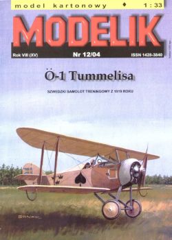 schwedisches Trainigsflugzeug Ö-1 Tummelisa (1919) 1:33
