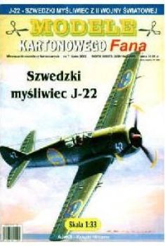 schwedisches Jagdflugzeug J-22 (1943) 1:33-18062 ANGEBOT