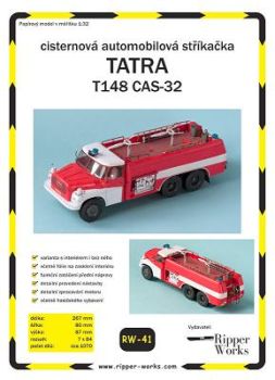 schwerer Feuerwehrwagen Tatra T148 CAS-32 1:32