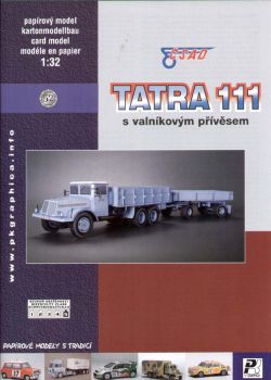 schwerer Lastkraftwagen TATRA 111 +Anhänger der CSAD 1:32