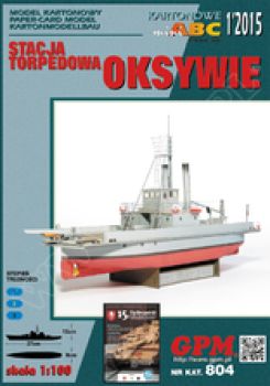 schwimmender Torpedoschiessstand Polnischer Marine aus der Zwischenkriegszeit Oksywie 1:100